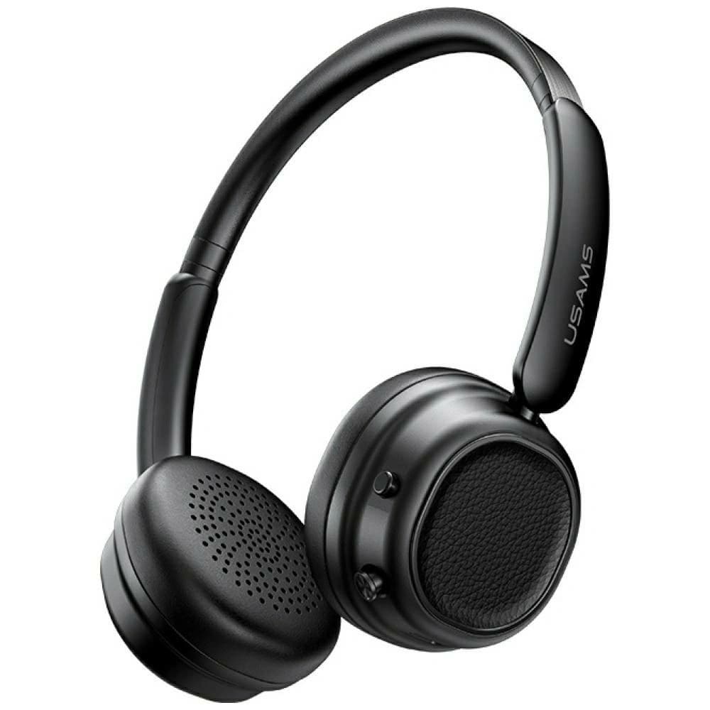 USAMS SR01 Kabellose Over-Ear Kopfhörer Bluetooth 5.3 ANC Schwarz - 1