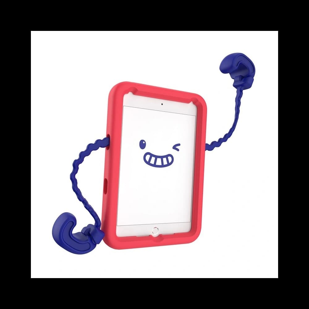 Speck Apple Tasche Case-E iPad mini 7.9 2015/2019 (4. und 5. Generation) mit flexiblem Ständer Sandia Red/Brilliant Blue - 1