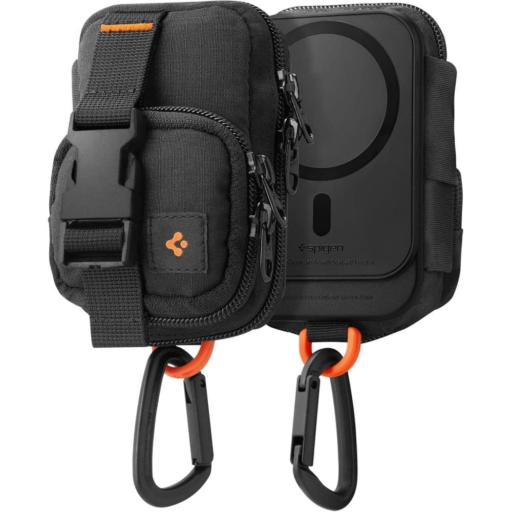 Spigen Snap Zip MagSafe Pouch Black - 1