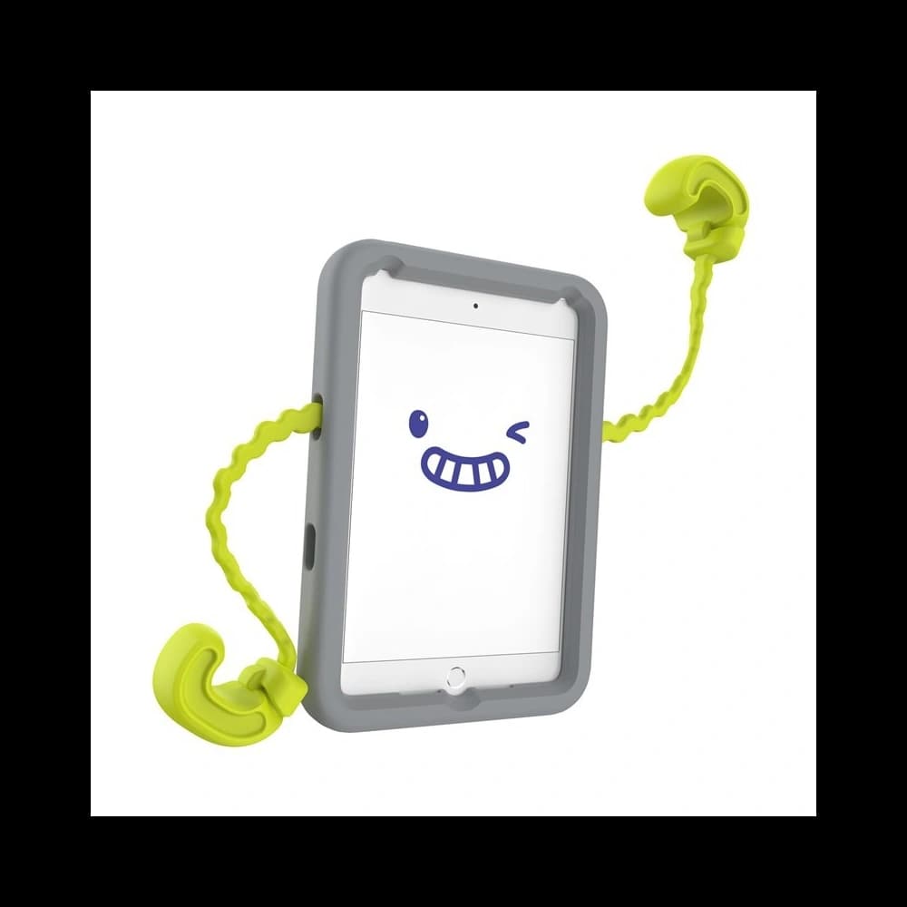 Speck Apple Tasche Case-E iPad mini 7.9 2015/2019 (4. und 5. Generation) mit flexiblem Ständer Rhino Grau/Zitrusgelb - 1