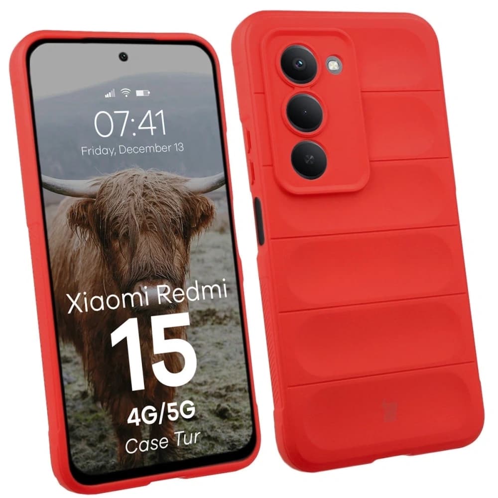 Bizon Case Tur Xiaomi Redmi 15 4G / 5G rot - 1