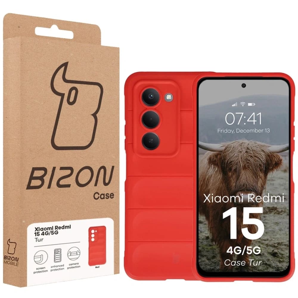 Bizon Case Tur Xiaomi Redmi 15 4G / 5G rot - 8