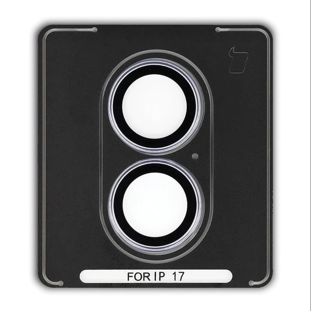 Bizon Glass Snap Lens Apple iPhone 17 blau-grauer Rahmen - 2