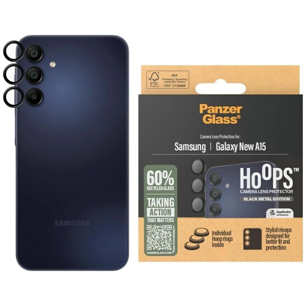 PanzerGlass Hoops Lens Protector Samsung Galaxy A16 / A16 5G black - 1
