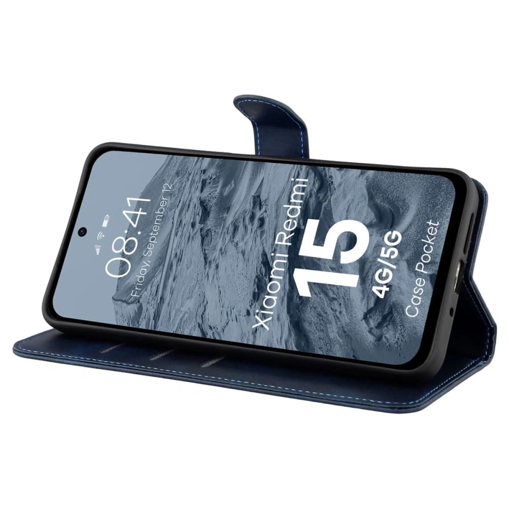 Bizon Case Pocket Xiaomi Redmi 15 4G / 5G marineblau - 5