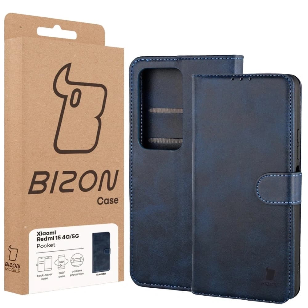 Bizon Case Pocket Xiaomi Redmi 15 4G / 5G marineblau - 6