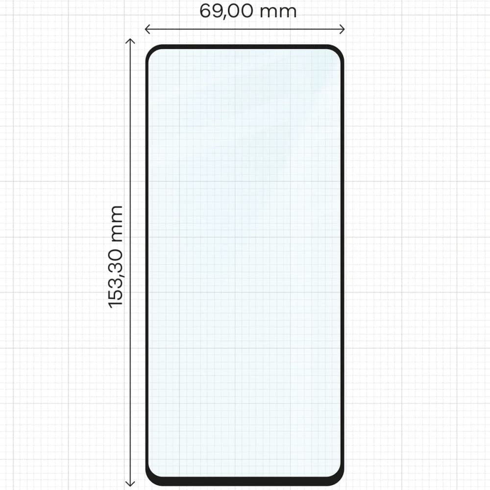 Bizon Glass Edge Duo Samsung Galaxy A52s / A52 5G / A52 4G black frame [2 PACK] - 2