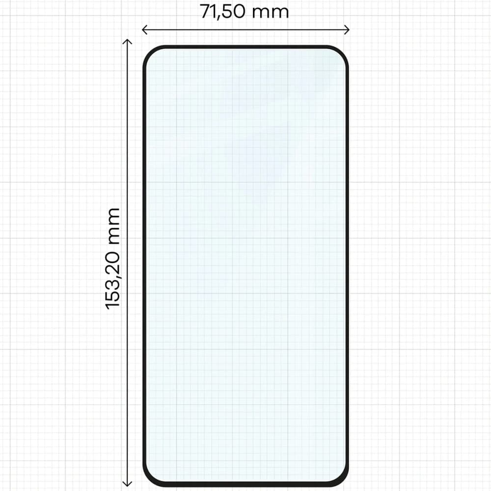 Bizon Glass Edge Duo Samsung Galaxy A54 5G schwarzer Rahmen [2 PACK] - 2