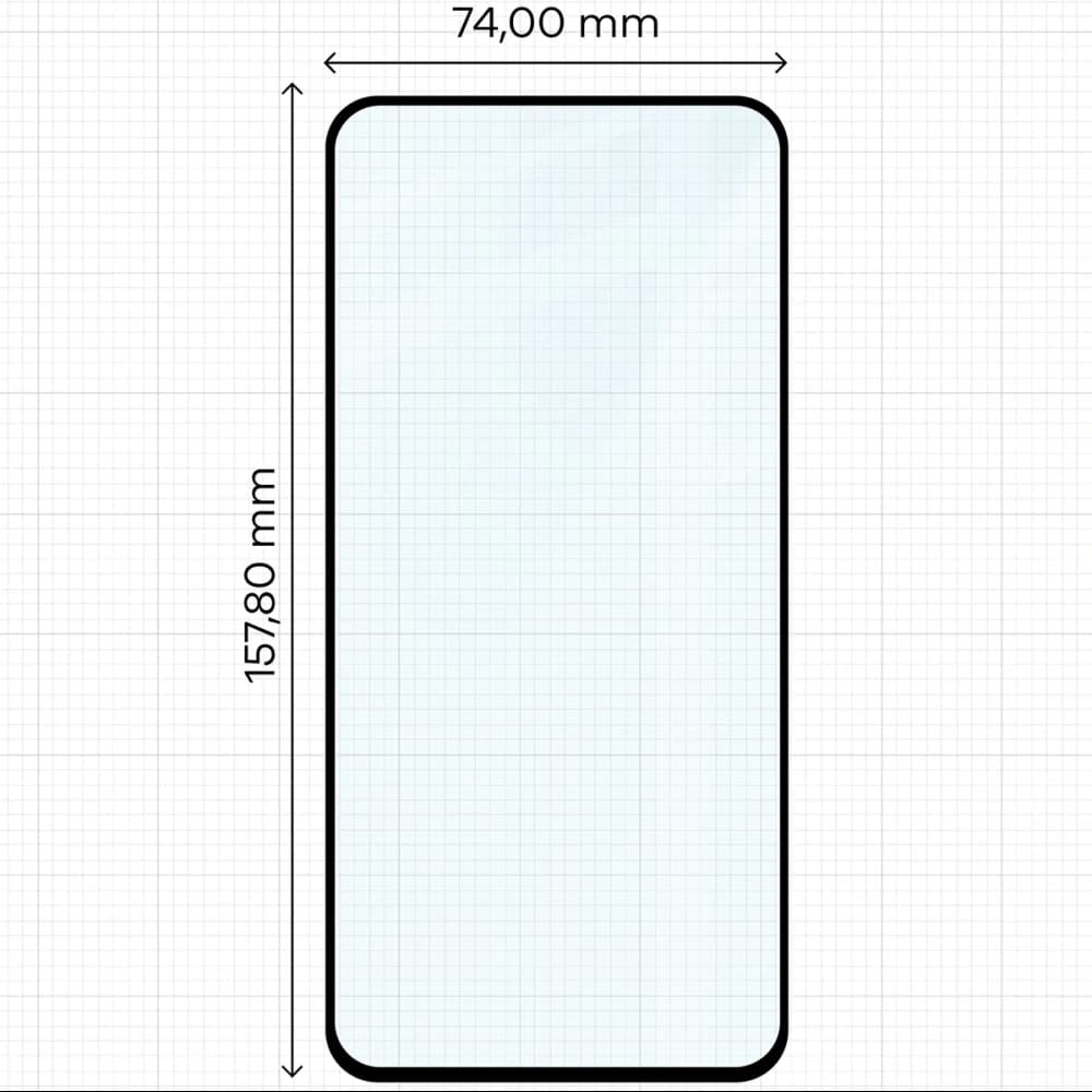 Bizon Glass Edge Duo Samsung Galaxy M35 5G / A35 5G / A55 5G schwarzer Rahmen [2 PACK] - 2