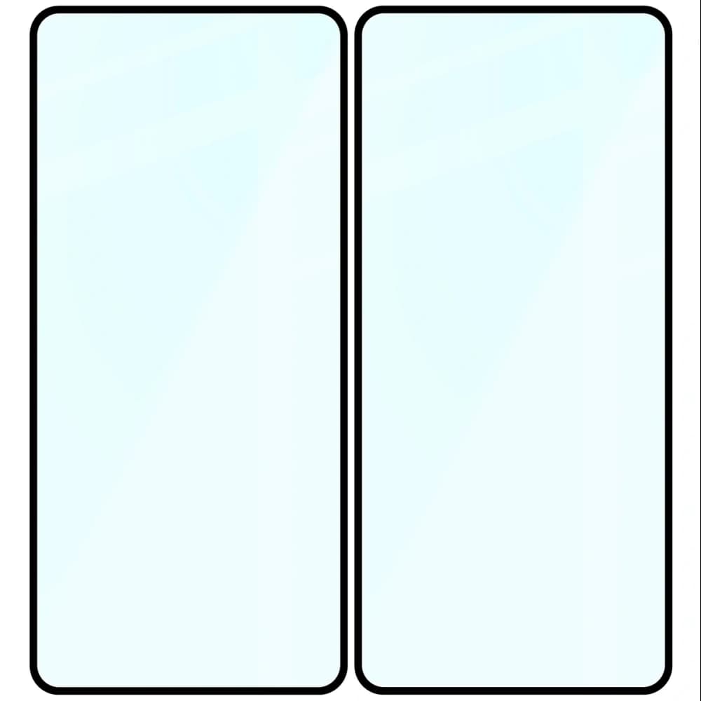 Bizon Glass Edge Duo Samsung Galaxy S22 black frame [2 PACK] - 4