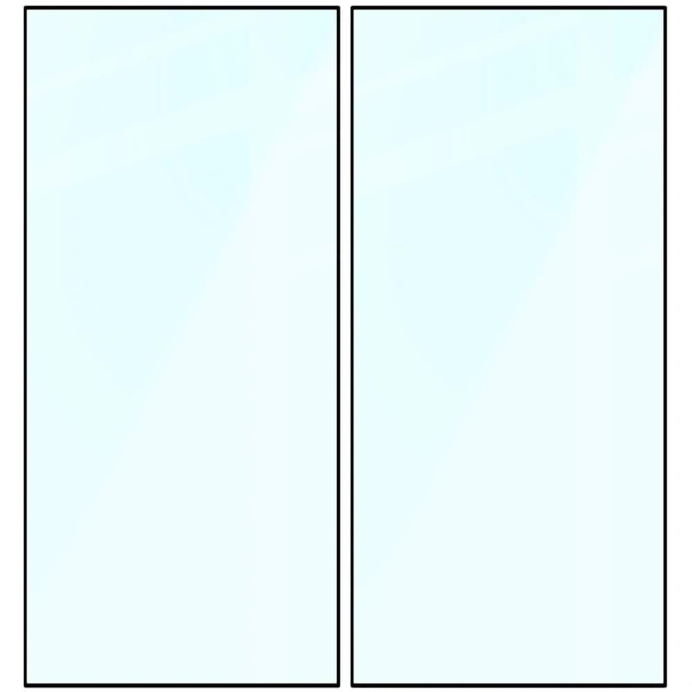 Bizon Glass Edge Duo Samsung Galaxy S24 Ultra schwarzer Rahmen [2 PACK] - 4