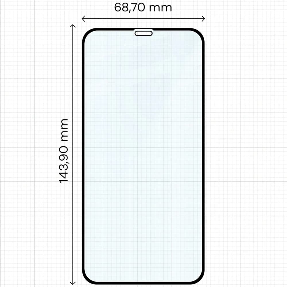 Bizon Glass Edge Duo Apple iPhone 11 / XR black frame [2 PACK] - 2