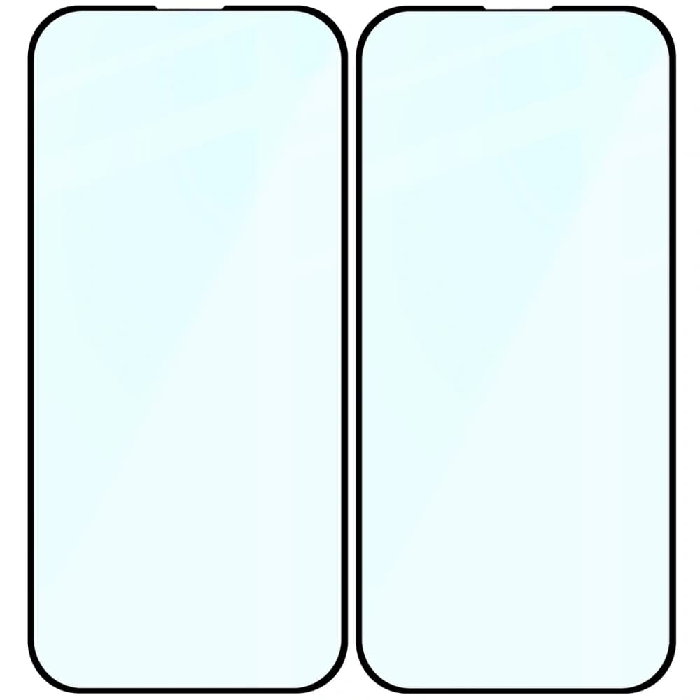 Bizon Glass Edge Duo Apple iPhone 15 / 16 schwarzer Rahmen [2 PACK] - 4