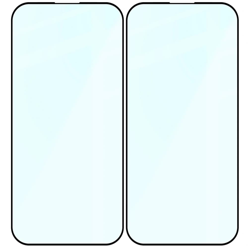 Bizon Glass Edge Duo Apple iPhone 15 Pro schwarzer Rahmen [2 PACK] - 4