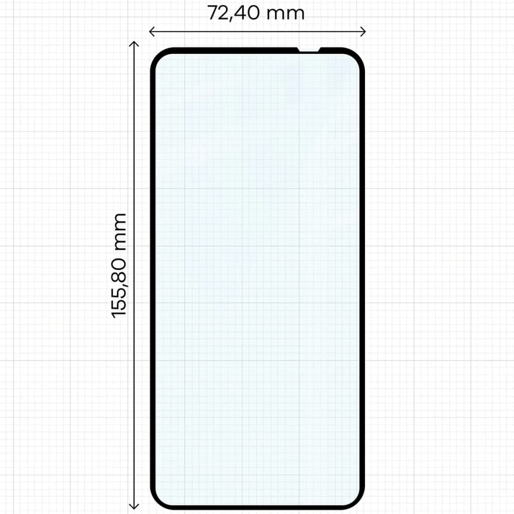 Bizon Glass Edge Duo Nothing Phone 1 schwarzer Rahmen [2 PACK] - 2