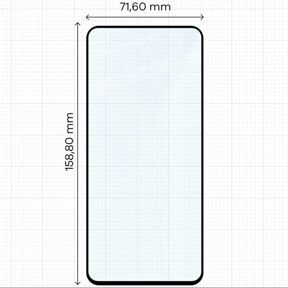 Bizon Glass Edge Duo OnePlus Nord 4 black frame [2 PACK] - 2