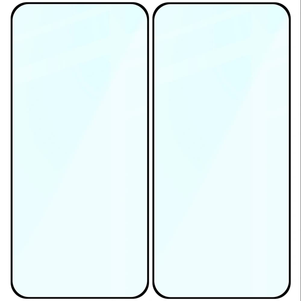 Bizon Glass Edge Duo Xiaomi POCO F7 black frame [2 PACK] - 4