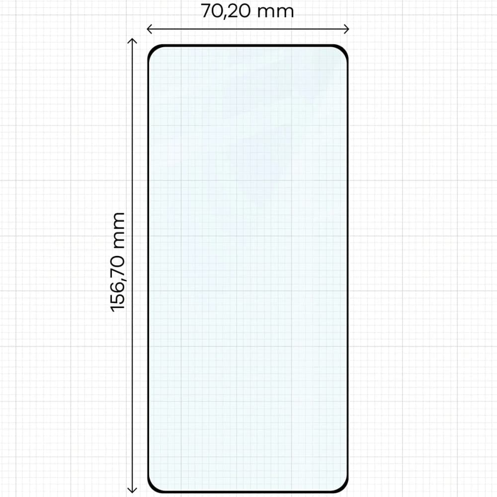 Bizon Glass Edge Duo Xiaomi POCO X6 / M6 Pro 4G / Redmi Note 13 5G / 13 Pro 4G / 5G black frame [2 PACK] - 2