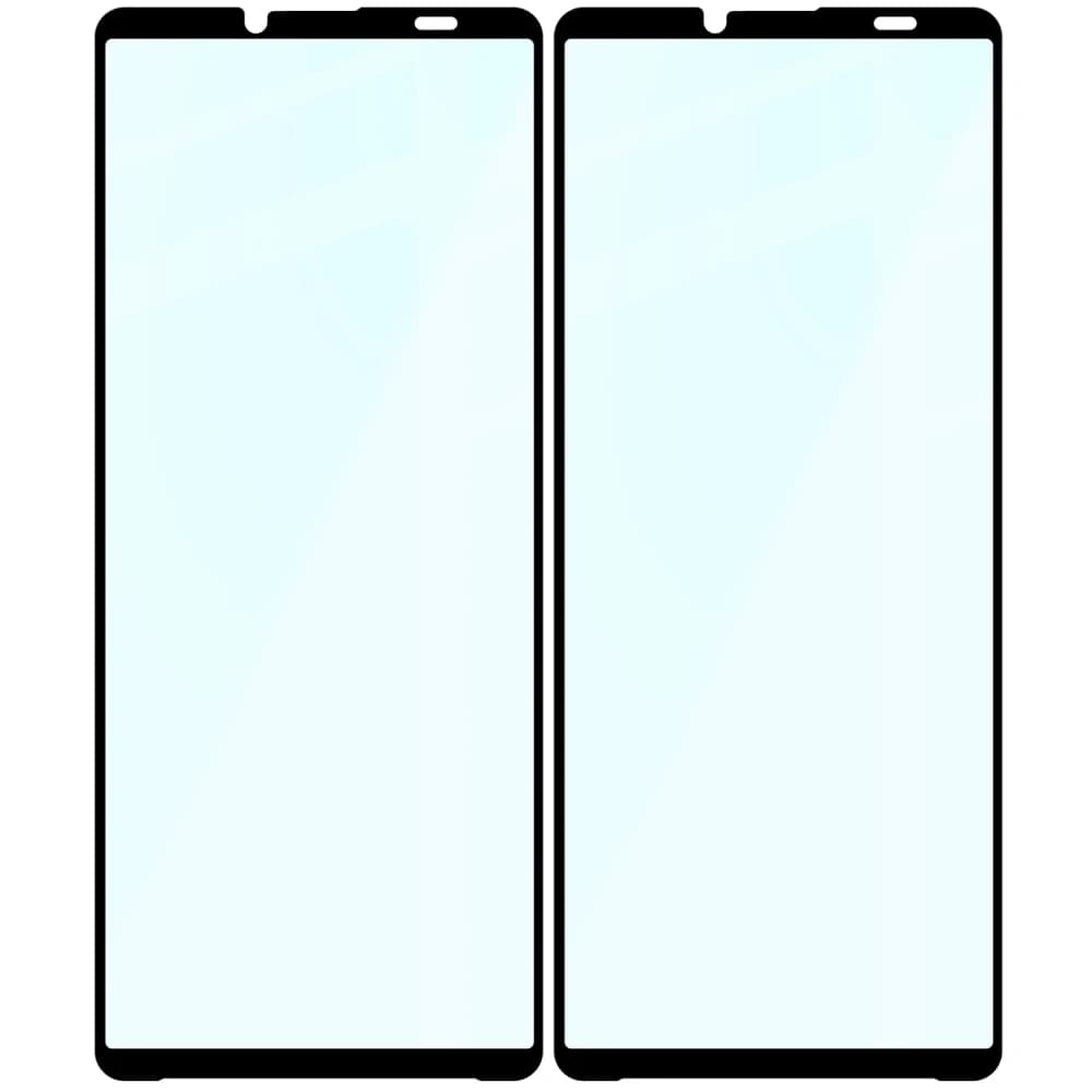 Bizon Glass Edge Duo Sony Xperia 10 VI black frame [2 PACK] - 4