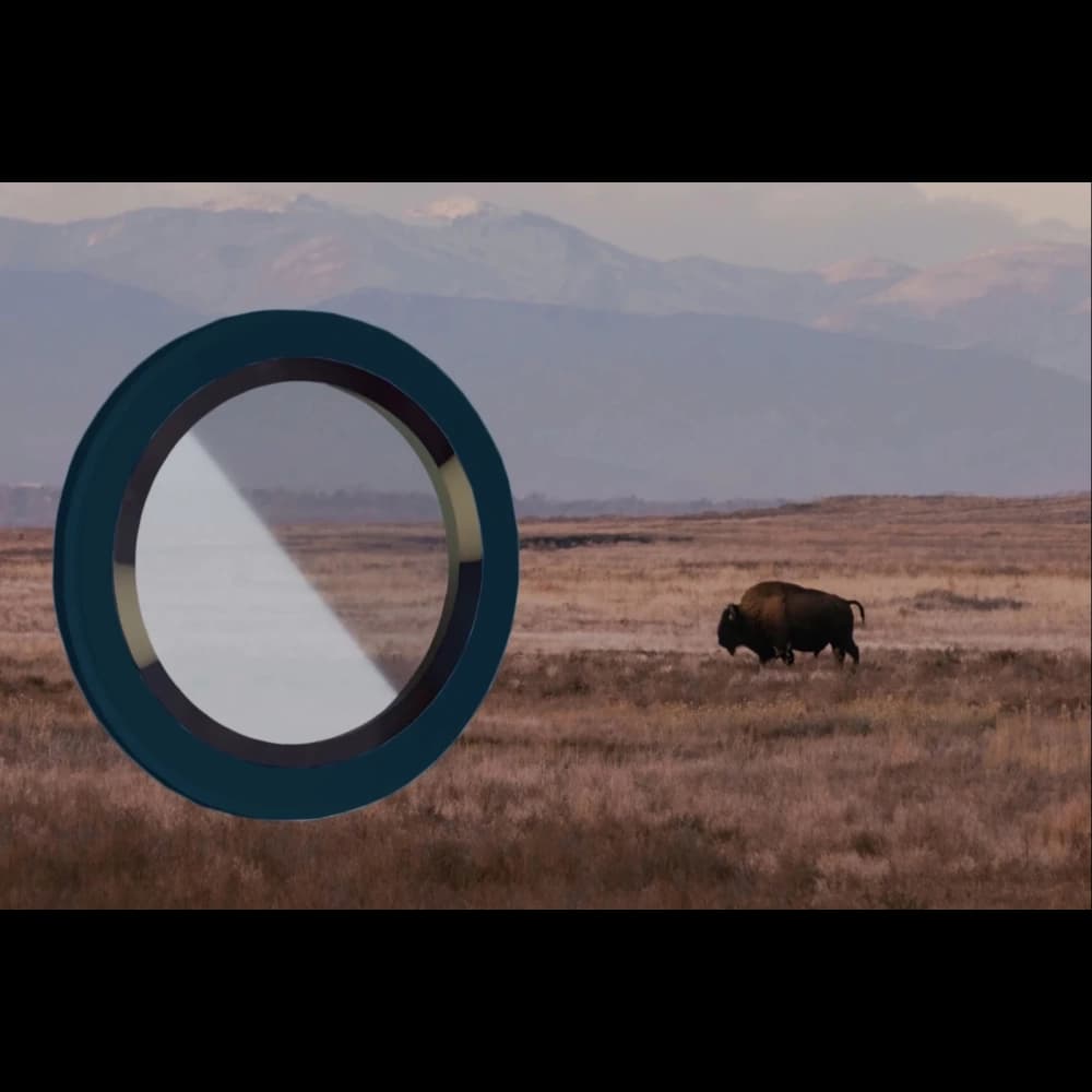 Bizon Glass Snap Lens Apple iPhone 17 Pro / 17 Pro Max navy blue frame - 3