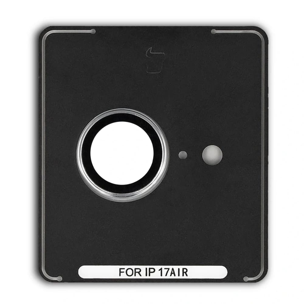 Bizon Glass Snap Lens Apple iPhone Air white frame - 2