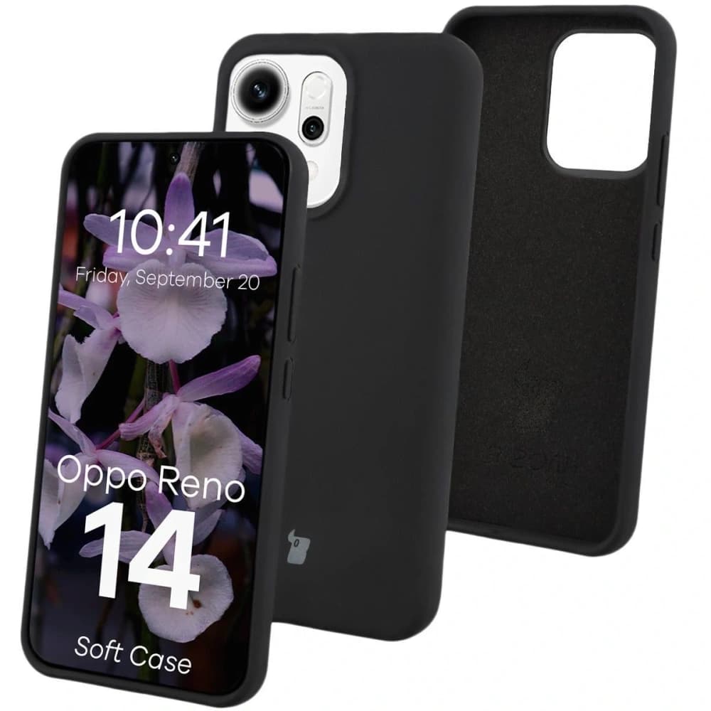 Bizon Soft Case Oppo Reno 14 black - 1