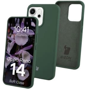 Bizon Soft Case Oppo Reno 14 dark green