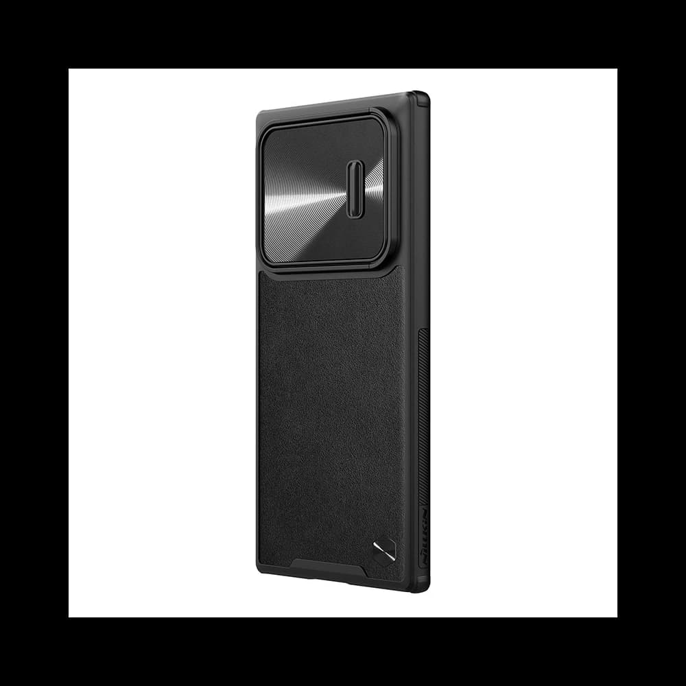 [OUTLET] Case Nillkin CamShield Leather Samsung Galaxy S22 Ultra (schwarz) - 3