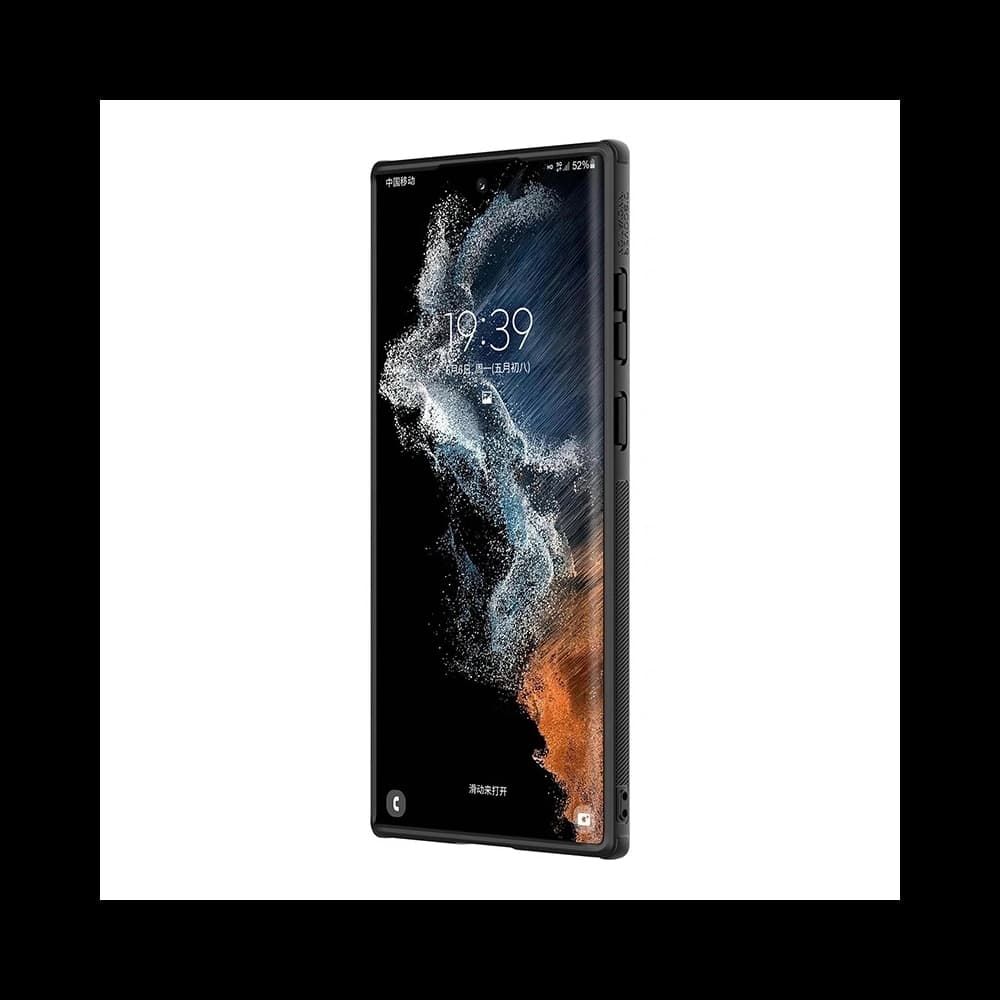 [OUTLET] Case Nillkin CamShield Leather Samsung Galaxy S22 Ultra (schwarz) - 1