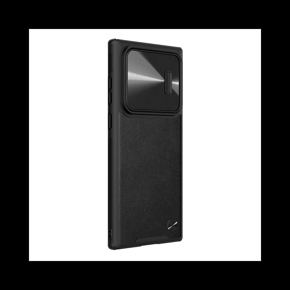 [OUTLET] Case Nillkin CamShield Leather Samsung Galaxy S22 Ultra (schwarz) - 4