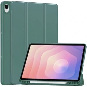 Bizon Case Tab Lizard Samsung Samsung Galaxy Tab S11 dark green