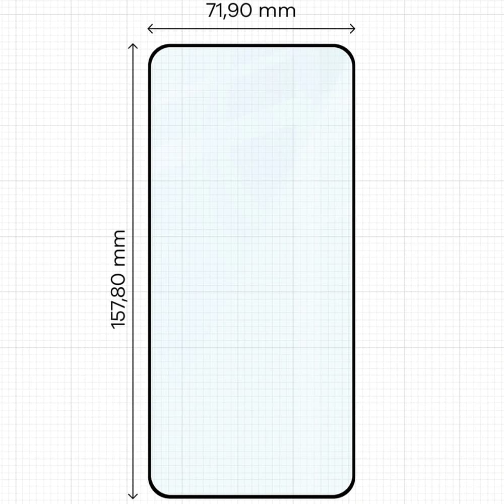 Bizon Glass Edge Duo Xiaomi 12T / 12T Pro schwarzer Rahmen [2 PACK] - 2