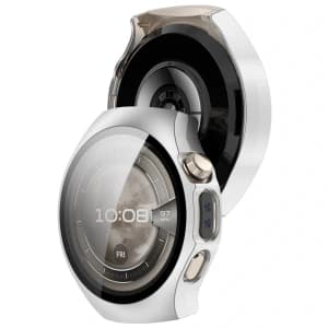 Bizon Case+Glass Watch Huawei Watch 5 42mm satin silver