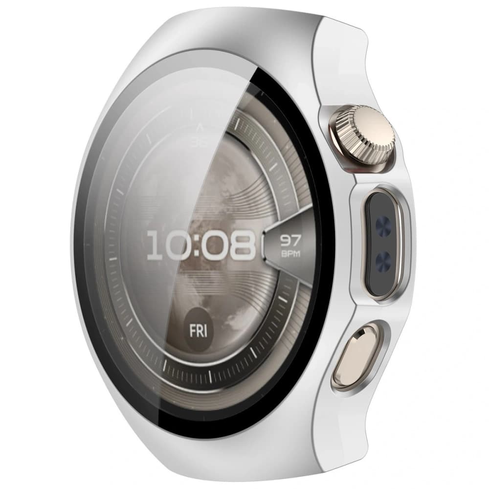 Bizon Case+Glass Watch Huawei Watch 5 42mm satin silver - 6