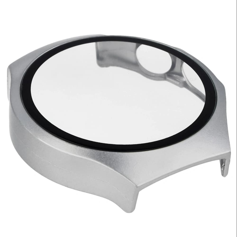 Bizon Case+Glass Watch Huawei Watch 5 42mm satin silver - 8