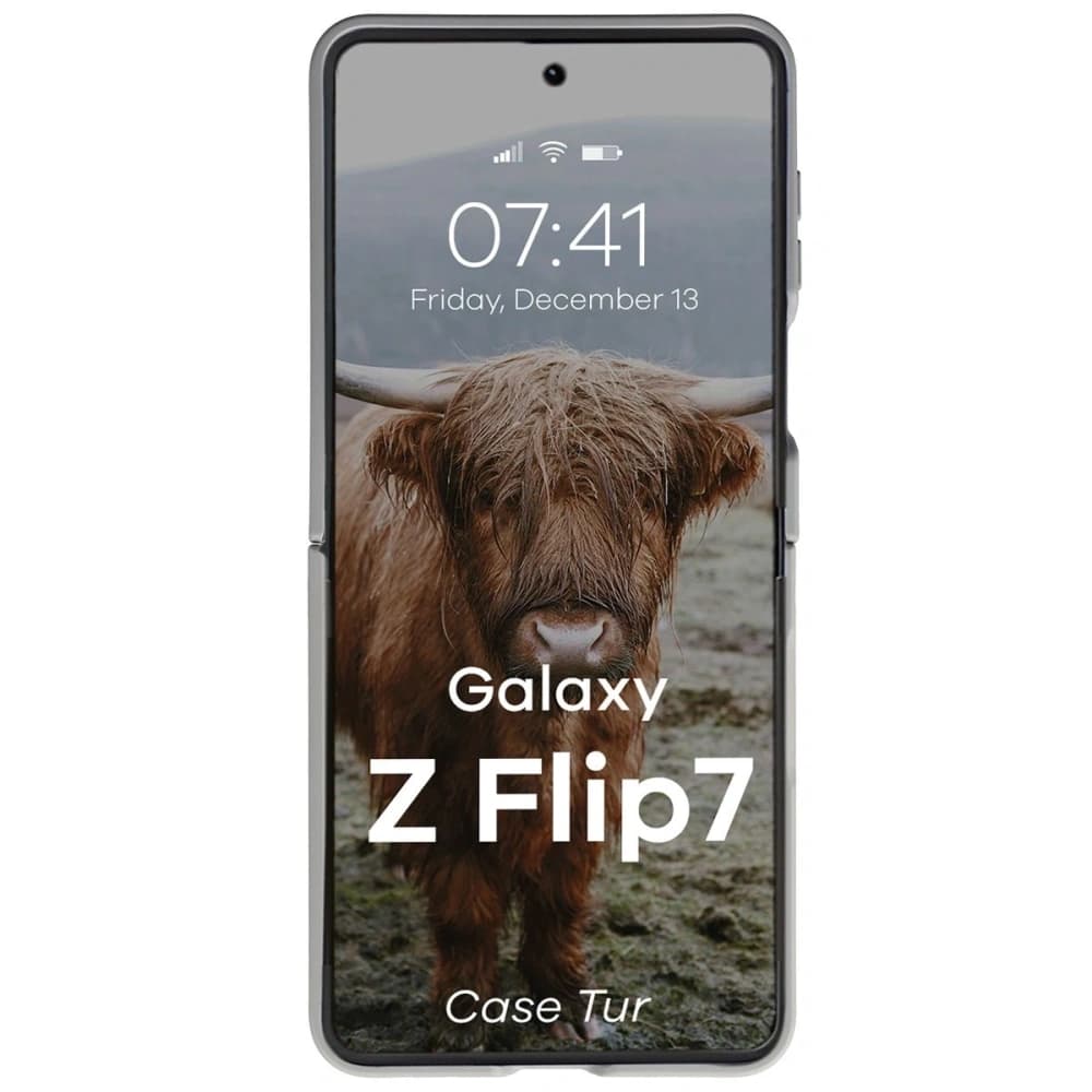 Bizon Case Tur Samsung Galaxy Z Flip7 grau - 6