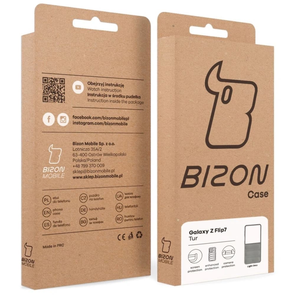 Bizon Case Tur Samsung Galaxy Z Flip7 grau - 8