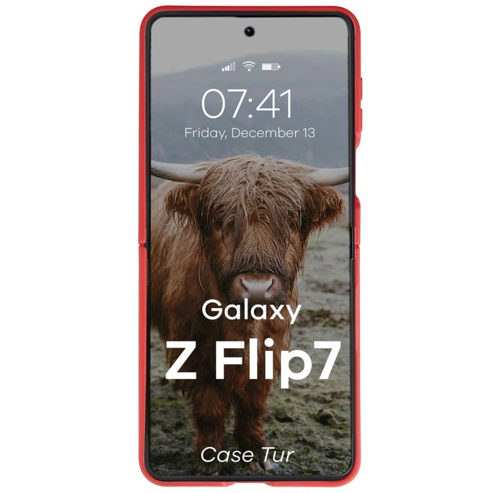 Bizon Case Tur Samsung Galaxy Z Flip7 red - 5