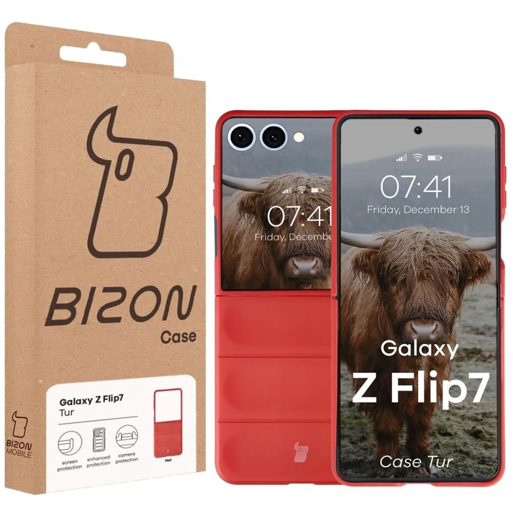 Bizon Case Tur Samsung Galaxy Z Flip7 red - 7