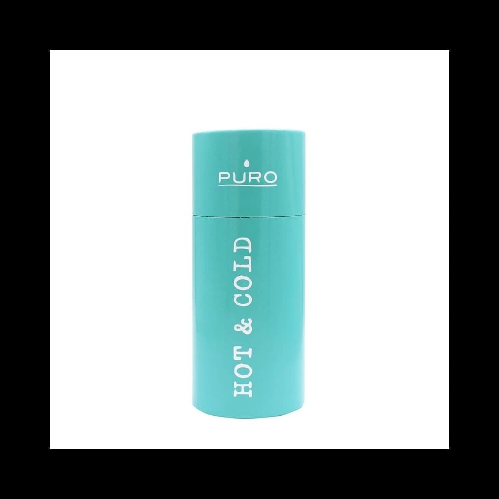 Puro Edelstahl Thermoflasche Hot&Cold 350ml (Hellblau) - 2