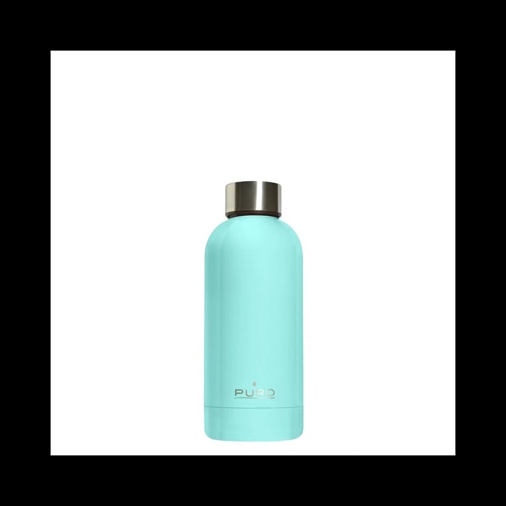 Puro Edelstahl Thermoflasche Hot&Cold 350ml (Hellblau) - 1