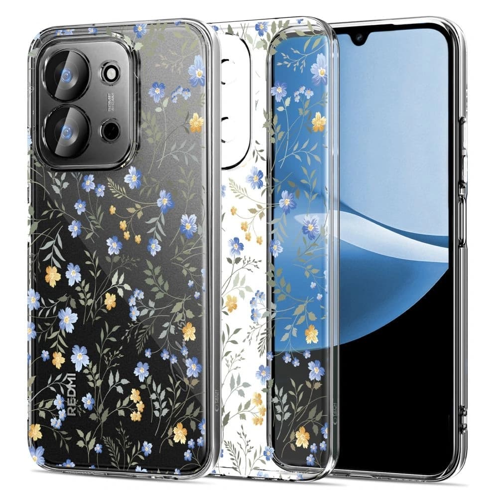 Tech-Protect Flexair Xiaomi Redmi 15c 5G / Poco C85 5G Frühlingsblumen - 1