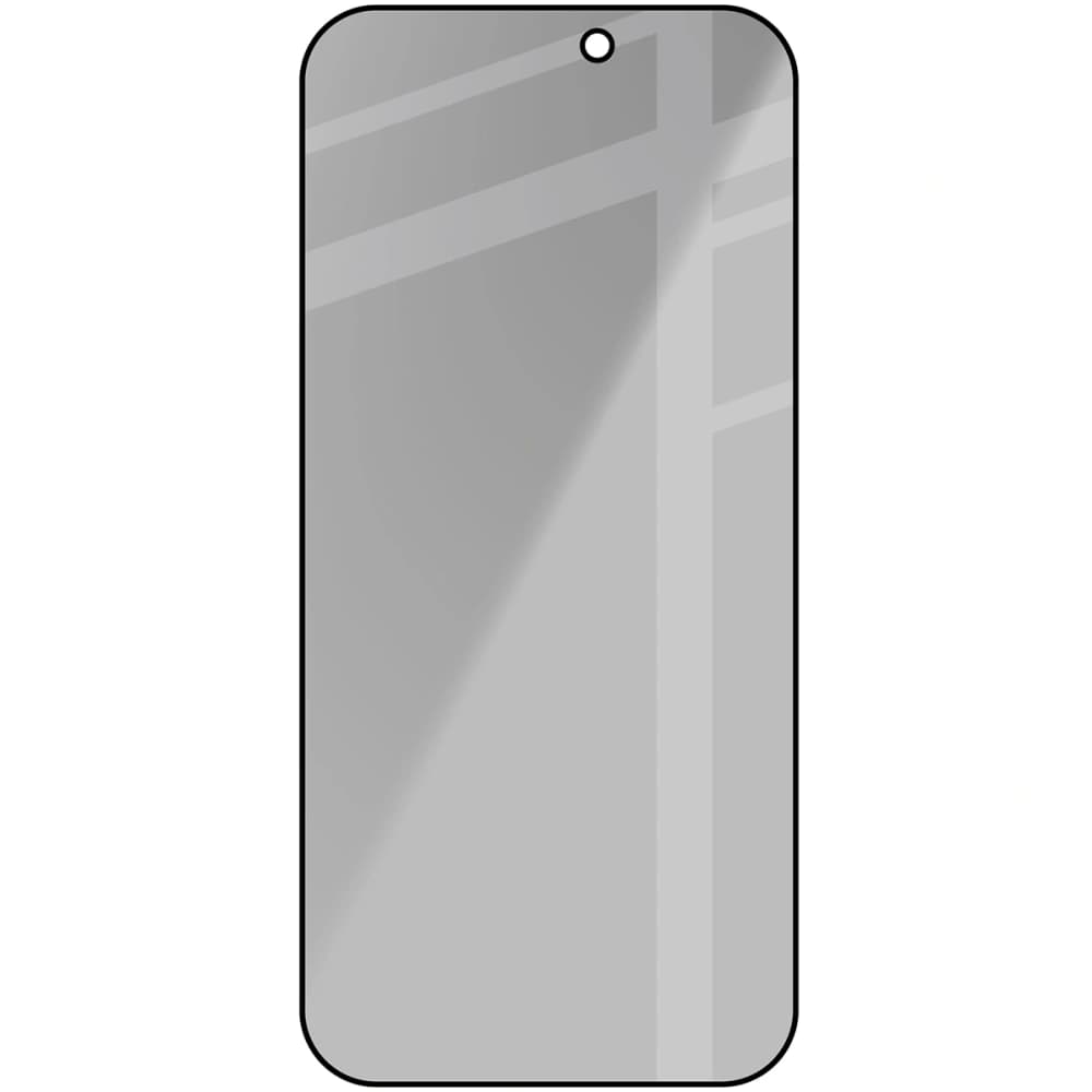 Bizon Glass Edge Shadow Apple iPhone 17 Pro Max getönt mit einem schwarzen Rahmen - 4