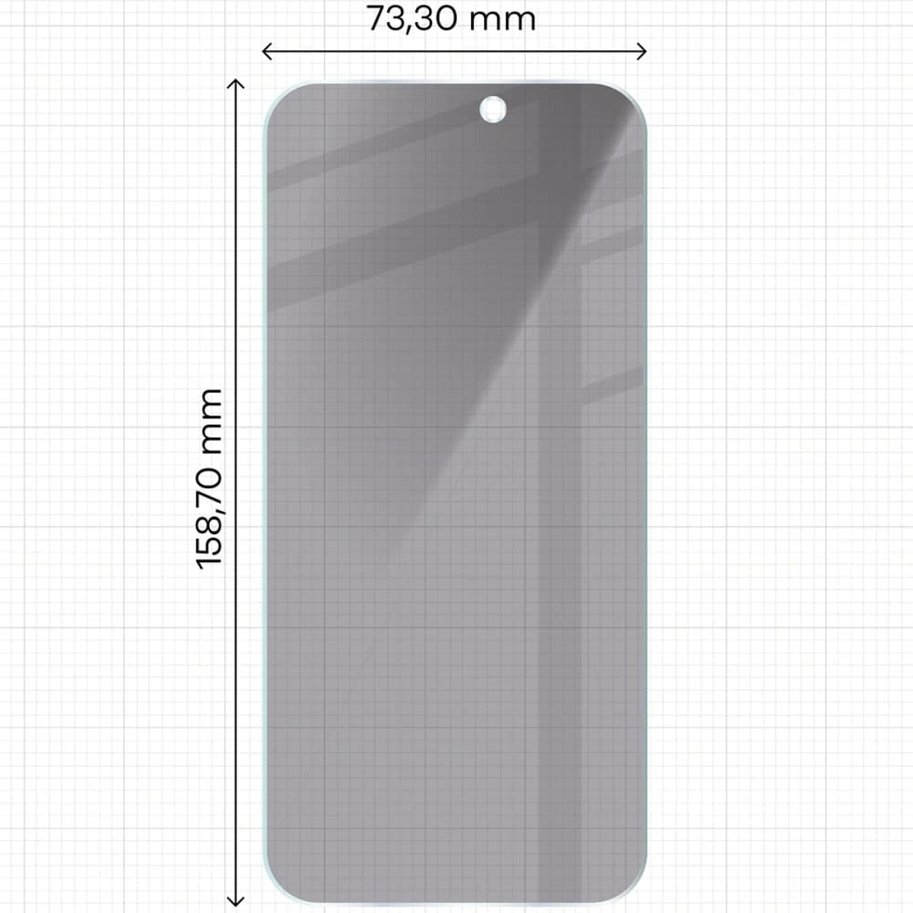 Bizon Glass Clear Shadow Apple iPhone 17 Pro Max getönt - 2