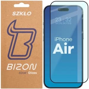 Bizon Glass Edge 2 Apple iPhone Air black frame