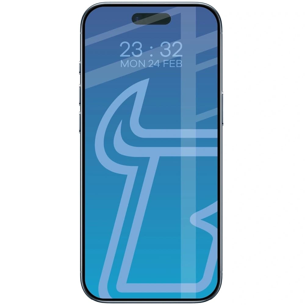 Bizon Glass Edge 2 Apple iPhone Air black frame - 3