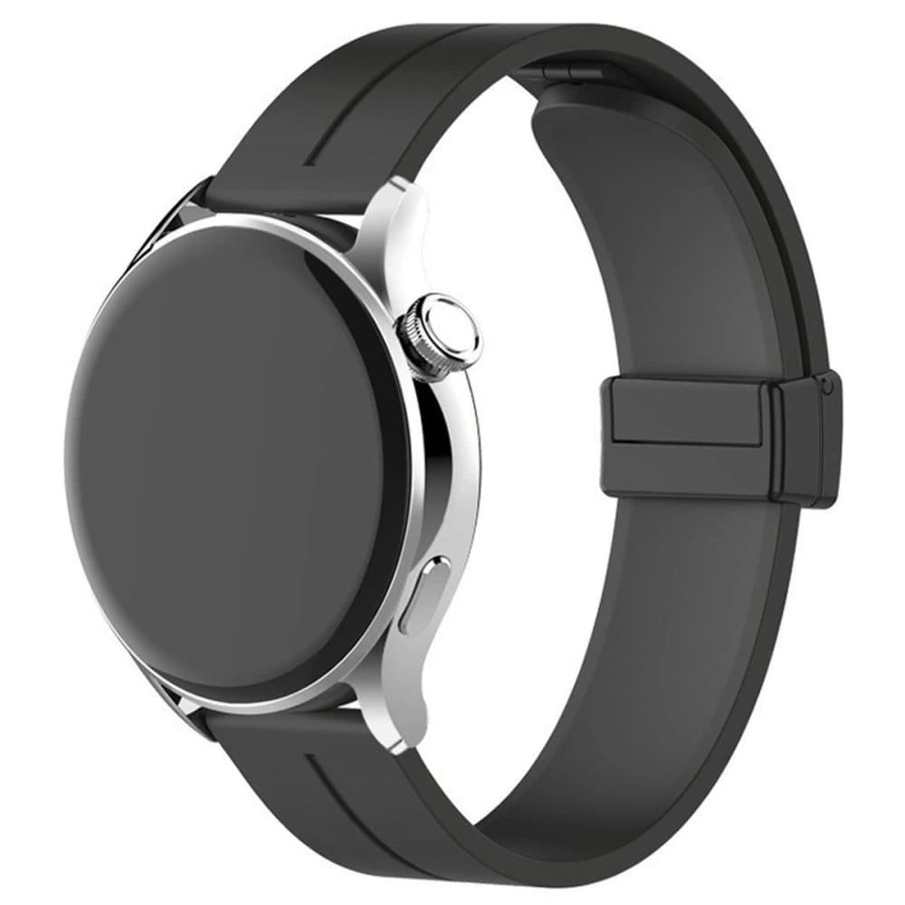 Bizon Strap Watch Silicone L Quick Release 18mm black - 1