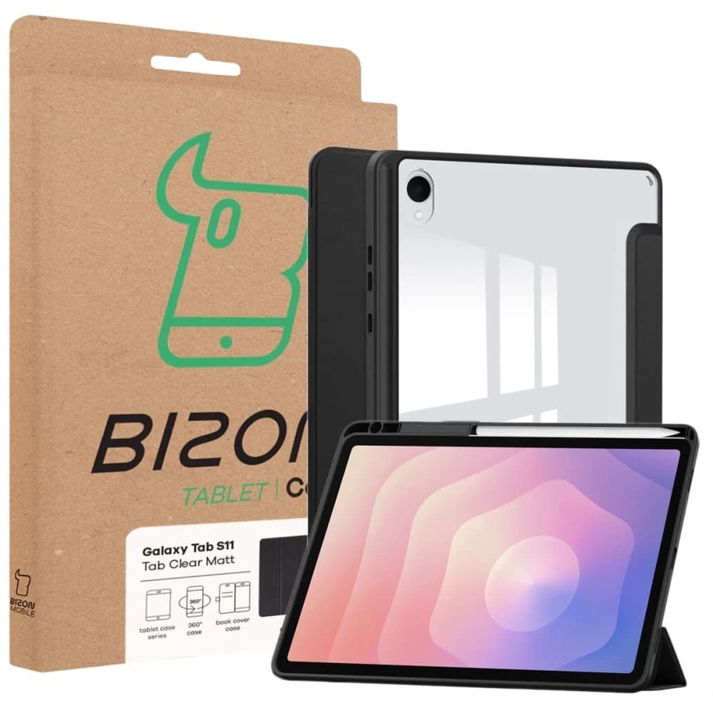 Bizon Case Tab Clear Matt Samsung Galaxy Tab S11 black - 8