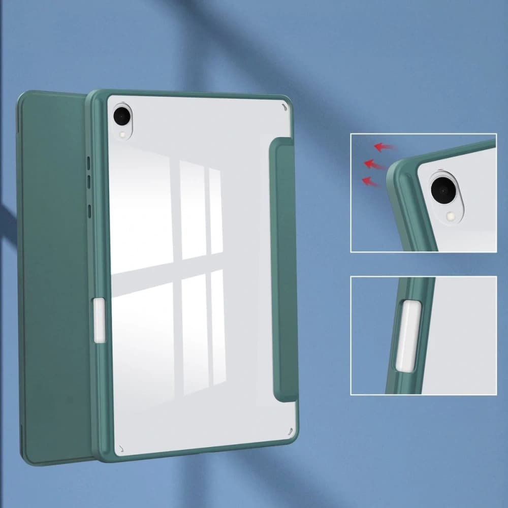 Bizon Case Tab Klar Matt Samsung Galaxy Tab S11 dunkelgrün - 3