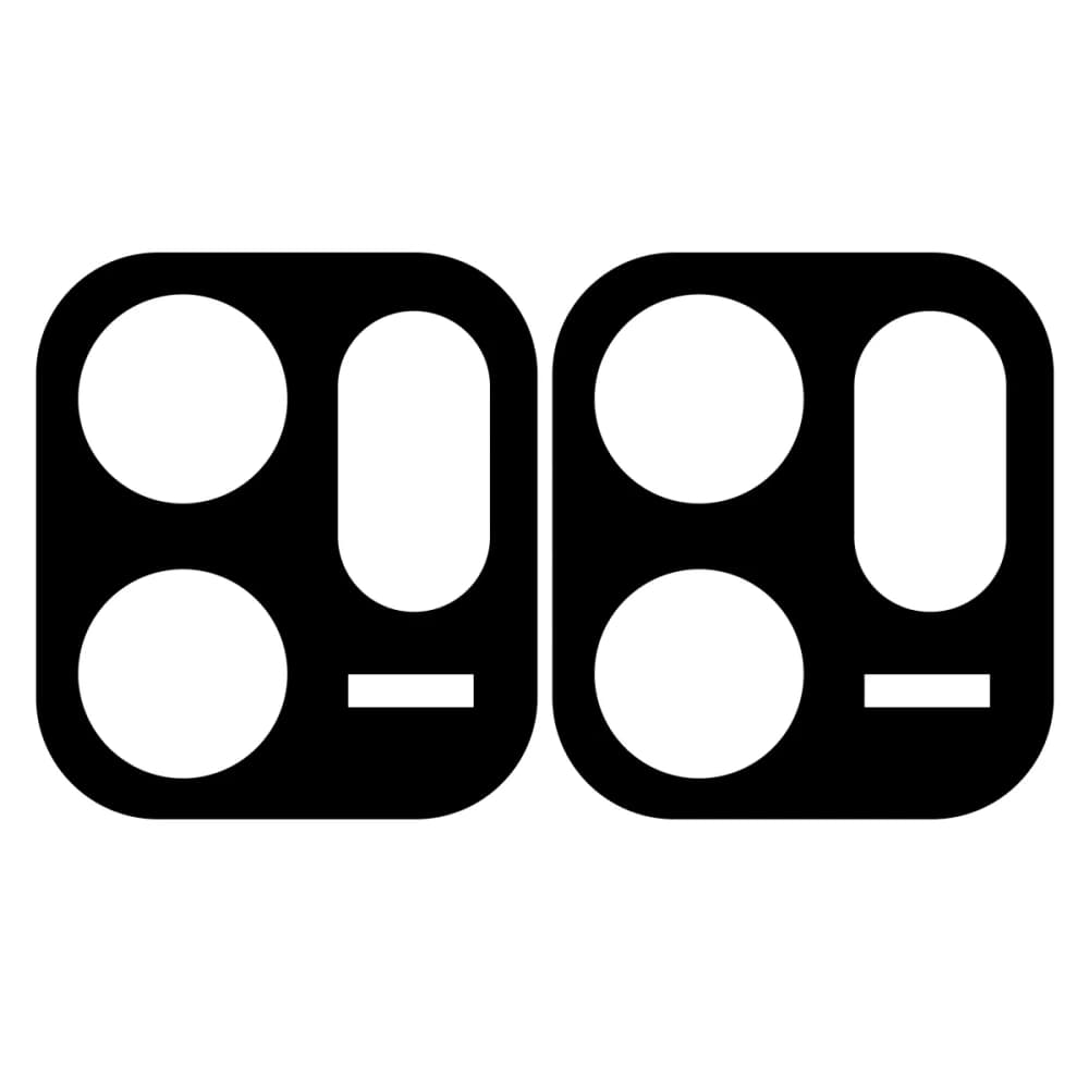 Bizon Glass Lens Oppo Reno 14 F / FS [2 PACK] - 3